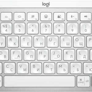  1 - Клавіатура бездротова Logitech MX Keys Mini Wireless Illuminated UA Pale Gray (920-010499)