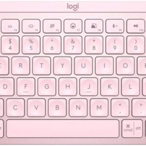  9 - Клавіатура бездротова Logitech MX Keys Mini Wireless Illuminated UA Rose (920-010500)