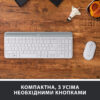 Комплект (клавіатура, миша) бездротовий Logitech MK470 White USB (920-009205)