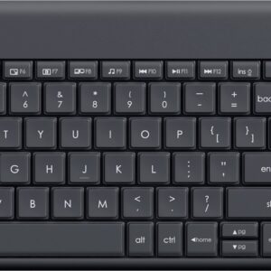  1 - Клавіатура бездротова Logitech K400 Plus Black (920-007145)