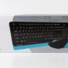 Комплект (клавіатура, мишка) бездротовий A4Tech FG1010 Black/Blue USB