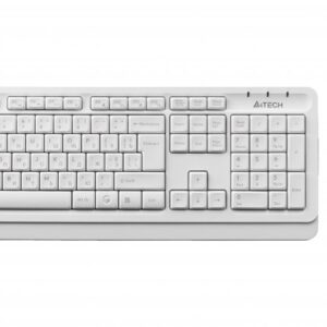  4 - Комплект (клавіатура, мишка) бездротовий A4Tech FG1012 White USB