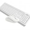 Комплект (клавіатура, мишка) бездротовий A4Tech FG1012 White USB