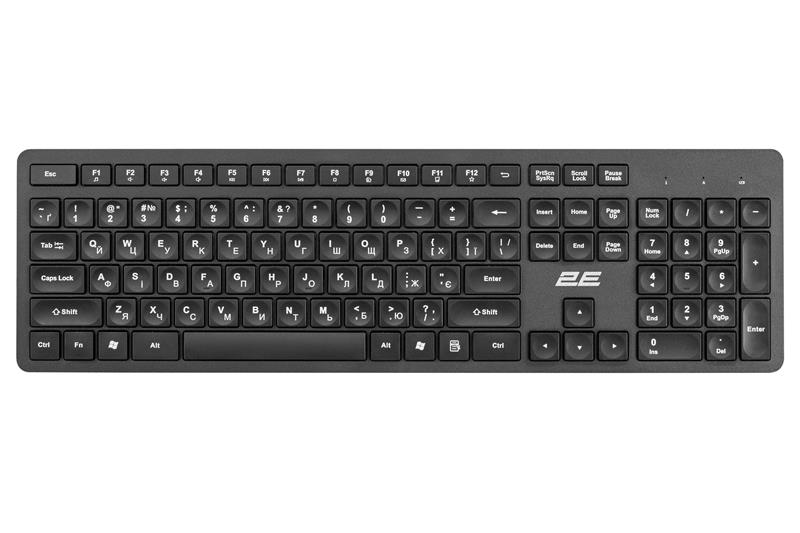  2 - Клавіатура 2E KS260 WL Black (2E-KS260WB) 2E-KS260WB