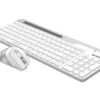 Комплект (клавіатура, мишка) бездротовий A4Tech FB2535C Icy White USB