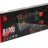 Комплект (клавіатура, мишка) A4Tech B1700 Bloody Black