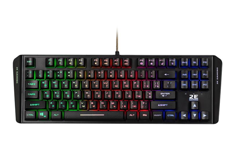  2 - Клавіатура 2E Gaming KG355 LED 87key USB Black (2E-KG355UBK) 2E-KG355UBK