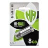 Флеш накоплювач USB 8GB Hi-Rali Corsair Series Silver (HI-8GBCORSL)