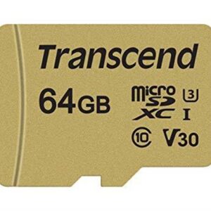  3 - Карта пам'ят MicroSDXC  64GB UHS-I/U3 Class 10 Transcend 500S + SD-adapter (TS64GUSD500S)