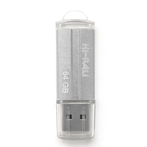  2 - Флеш накоплювач USB 64GB Hi-Rali Corsair Series Silver (HI-64GBCORSL)