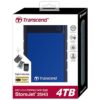 Зовнішній жорсткий диск 2.5″ USB 4.0TB Transcend StoreJet 25H3 Navy Blue (TS4TSJ25H3B)