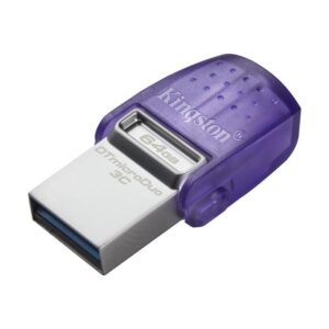  2 - Флеш накоплювач USB3.2 64GB Type-C Kingston DataTraveler microDuo 3C (DTDUO3CG3/64GB)