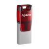 Флеш накоплювач USB3.1 Type-C 64GB Apacer AH180 Red (AP64GAH180R-1)