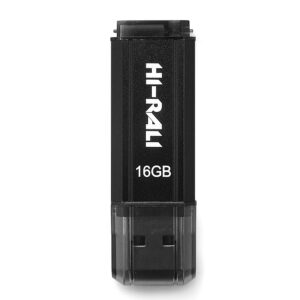  3 - Флеш накоплювач USB 16GB Hi-Rali Stark Series Black (HI-16GBSTBK)