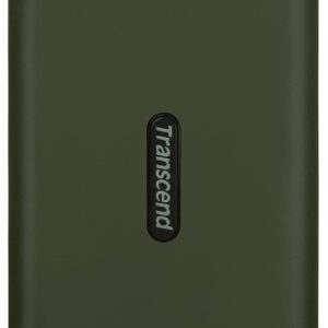  4 - Зовнішній жорсткий диск 2.5" USB 2.0TB Transcend StoreJet 25M3 Military Green Slim (TS2TSJ25M3G)