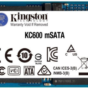  7 - Накопичувач SSD 1ТB Kingston KC600 mSATA SATAIII 3D TLC (SKC600MS/1024G)