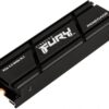 Накопичувач SSD  500GB Kingston Fury Renegade with Heatsink M.2 2280 PCIe 4.0 x4 NVMe 3D TLC (SFYRSK/500G)