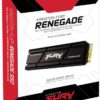 Накопичувач SSD  500GB Kingston Fury Renegade with Heatsink M.2 2280 PCIe 4.0 x4 NVMe 3D TLC (SFYRSK/500G)