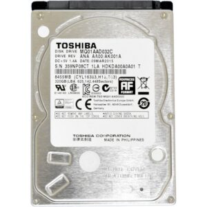  3 - Накопичувач HDD 2.5" SATA 320GB Toshiba 4200rpm 8MB (MQ01AAD032C)