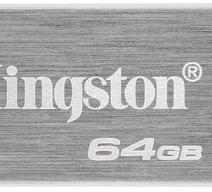  6 - Флеш накоплювач USB3.2 64GB Kingston DataTraveler Kyson Silver/Black (DTKN/64GB)