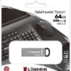 Флеш накоплювач USB3.2 64GB Kingston DataTraveler Kyson Silver/Black (DTKN/64GB)