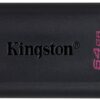 Флеш накоплювач USB3.2 64GB Kingston DataTraveler Exodia Black/Teal (DTX/64GB)