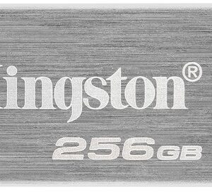  1 - Флеш накоплювач USB3.2 256GB Kingston DataTraveler Kyson Silver/Black (DTKN/256GB)