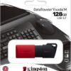 Флеш накоплювач USB3.2 128GB Kingston DataTraveler Exodia M Black/Red (DTXM/128GB)