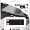 Флеш накоплювач USB3.2 128GB Type-C Kingston DataTraveler 70 Black (DT70/128GB)