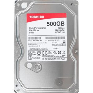  9 - Накопичувач HDD SATA  500GB Toshiba P300 7200rpm 64MB (HDWD105UZSVA)