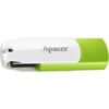 Флеш накоплювач USB 64GB Apacer AH335 White/Green (AP64GAH335G-1)