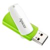 Флеш накоплювач USB 64GB Apacer AH335 White/Green (AP64GAH335G-1)