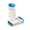 Флеш накоплювач USB 64GB Apacer AH111 Silver/Blue (AP64GAH111U-1)