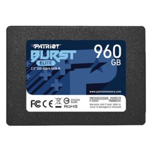  4 - Накопичувач SSD  960GB Patriot Burst Elite 2.5" SATAIII TLC (PBE960GS25SSDR)