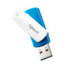 Флеш накоплювач USB3.1  64GB Apacer AH357 Blue/White (AP64GAH357U-1)