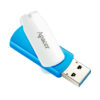 Флеш накоплювач USB3.1  64GB Apacer AH357 Blue/White (AP64GAH357U-1)