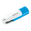 Флеш накоплювач USB3.1  64GB Apacer AH357 Blue/White (AP64GAH357U-1)