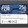 Накопичувач SSD  256GB Patriot P210 2.5″ SATAIII TLC (P210S256G25)