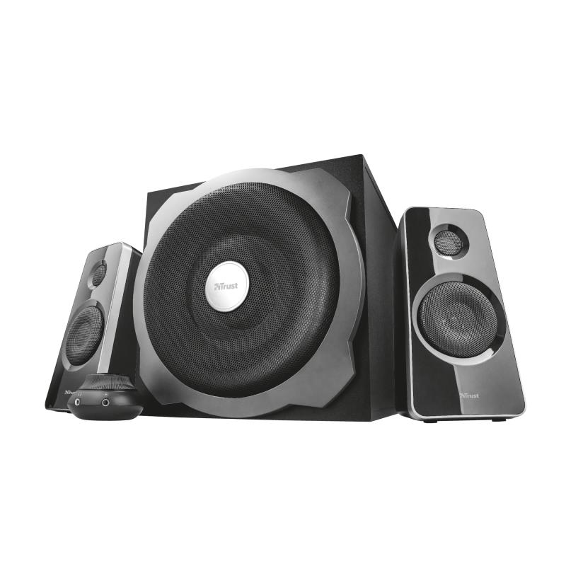  1 - Мультимедійна акустика Trust Tytan 2.1 Subwoofer Speaker Set Black (19019)