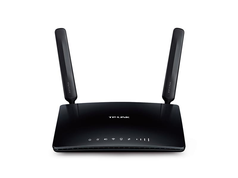  1 - Бездротовий маршрутизатор TP-Link TL-MR6400 (N300, 1xFE LAN/WAN, 3xFE LAN, 1xSimCardSlot, 2 зовнішні антени LTE, 2 внутр. антени)