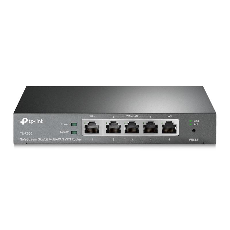  1 - Маршрутизатор TP-Link ER605 (1xGE LAN, 1xGE WAN, 3xGE LAN, VPN Omada)