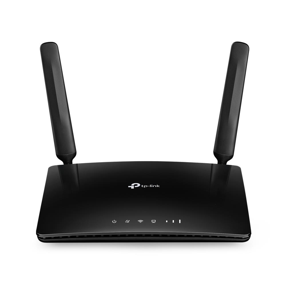  3 - Бездротовий маршрутизатор TP-Link Archer MR150 (N300, 1xFE LAN/WAN, 3xFE LAN, 1xSimCardSlot, 2 антени LTE)