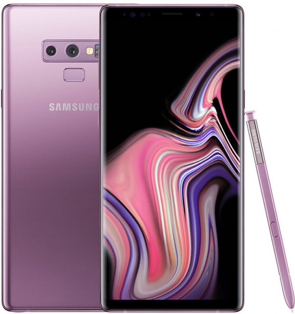  5 - Смартфон Samsung Galaxy Note 9 6/128GB Lavender Purple (SM-N960FZPD)