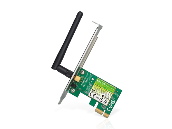  1 - Бездротовий адаптер TP-Link TL-WN781ND (150Mbps, PCI-E, 1 зємна антена)