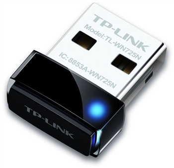  1 - Бездротовий адаптер TP-Link TL-WN725N (150Mbps, USB, nano)