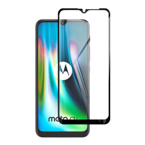  9 - Захисне скло Full screen PowerPlant для Motorola Moto G9, Black