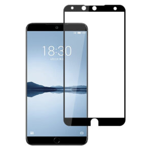  8 - Захисне скло Full screen PowerPlant для Meizu 15 Black