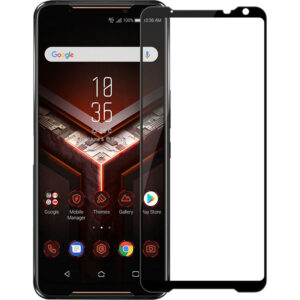  7 - Захисне скло Full screen PowerPlant для Asus ROG Phone 2, Black