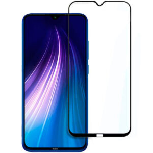  2 - Захисне скло Full screen PowerPlant для Xiaomi Redmi Note 8, Black