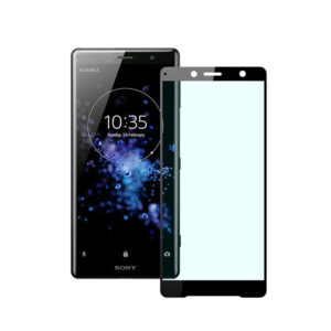  1 - Захисне скло Full screen PowerPlant для Sony Xperia XZ2 Compact, Black